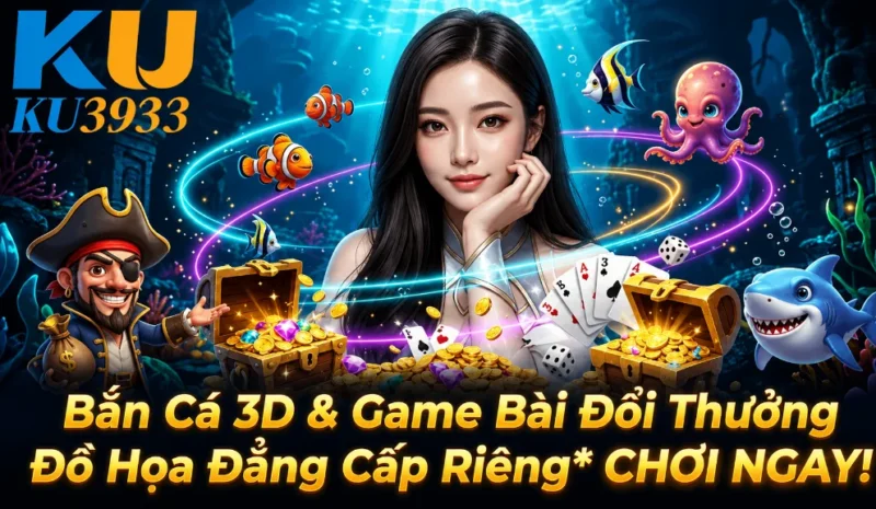 Bắn Cá 3D & Game Bài Đổi Thưởng - Đồ Họa Đẳng Cấp Riêng
